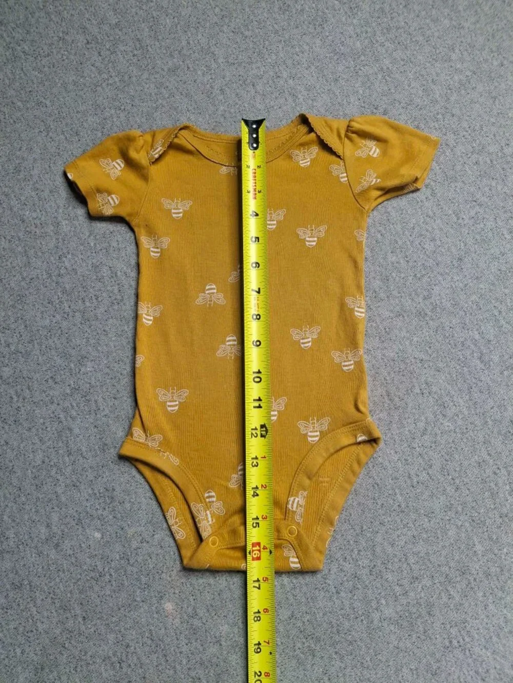 Carter’s OshKosh B’gosh Baby Girl Outfit Set 18M Mustard Olive Flare PantsBaby